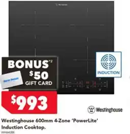 Harvey Norman Westinghouse 4-zone powerlite offer