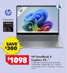 Harvey Norman Hp omnibook x copilot+ pc offer