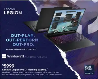 Lenovo Legion Pro 7i Gaming Laptop