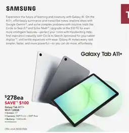 Harvey Norman Galaxy tab all+ wi-fi 128gb offer