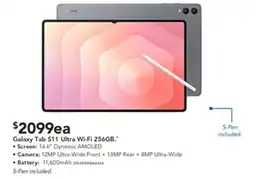 Harvey Norman Galaxy tab s11 ultra wi-fi 256gb. offer