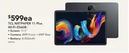 Harvey Norman Tcl nxtpaper 11 plus wi-fi 256gb offer