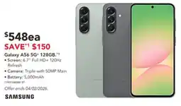 Harvey Norman Galaxy a56 5g 128gb offer