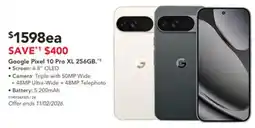 Harvey Norman Google pixel 10 pro xl 256gb offer