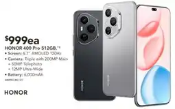 Harvey Norman Honor 400 pro 512gb offer
