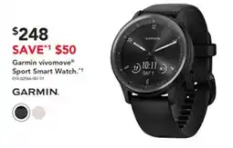 Harvey Norman Garmin vivomove Sport Smart Watch offer