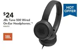 Harvey Norman Jbl tune 500 wired on-ear headphones. offer