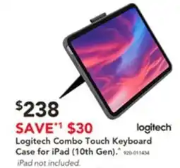 Harvey Norman Logitech Combo Touch Keyboard Case for iPad (10th Gen) offer
