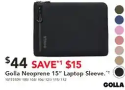 Harvey Norman Golla Neoprene 15 Laptop Sleeve offer
