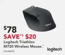 Harvey Norman Logitech Triathlon M720 Wireless Mouse offer