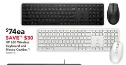 Harvey Norman Hp 650 wireless keyboard and mouse combo offer