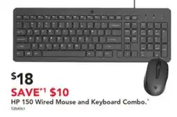 Harvey Norman HP 150 Wired Mouse and Keyboard Combo offer