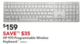 Harvey Norman HP 970 Programmable Wireless Keyboard offer