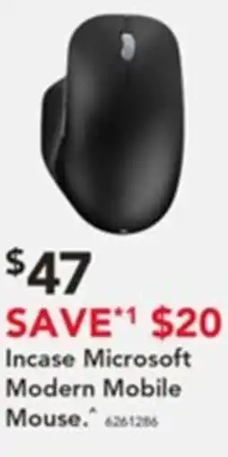 Harvey Norman Incase Microsoft Modern Mobile Mouse offer