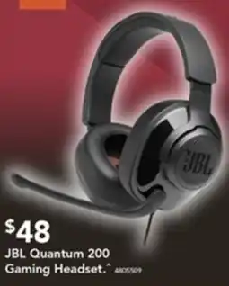 Harvey Norman Jbl quantum 200 gaming headset offer
