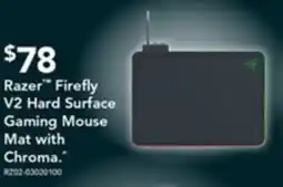 Harvey Norman Razer Firefly V2 Hard Surface Gaming Mouse Mat with Chroma offer