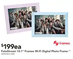 Harvey Norman FotoStream 10.1" Frameo Wi-Fi Digital Photo Frame offer