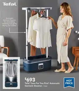 Harvey Norman Tefal 'Care For You First' Automatic Garment Steamer offer