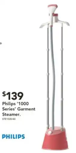 Harvey Norman Philips '1000 Series' Garment Steamer offer