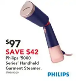 Harvey Norman Philips '5000 Series' Handheld Garment Steamer offer