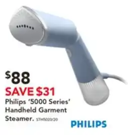 Harvey Norman Philips '5000 Series' Handheld Garment Steamer offer