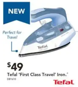 Harvey Norman Tefal 'First Class Travel' Iron offer
