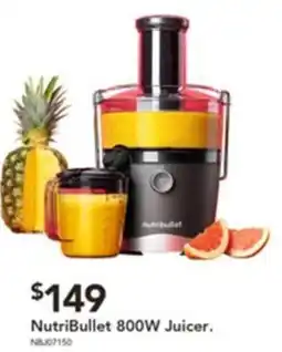 Harvey Norman NutriBullet 800W Juicer offer