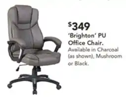 Harvey Norman 'Brighton' PU Office Chair offer