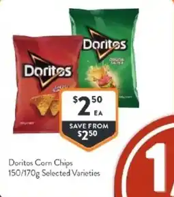 Foodworks Doritos Corn Chips offer
