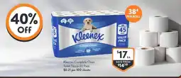 Foodworks Kleenex Complete Clean Toilet Tissue offer
