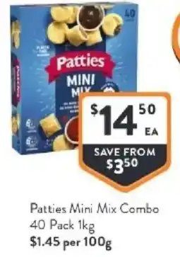 Foodworks Patties Mini Mix Combo offer