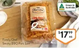 Foodworks Family chef smoky bbq pork loin offer