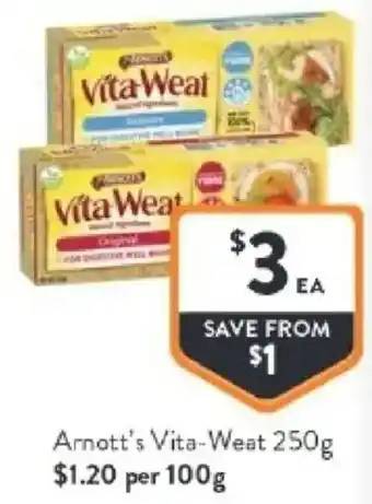 Foodworks Arnott's Vita-Weat offer