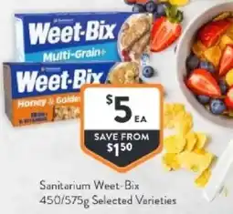 Foodworks Sanitarium weet-bix offer