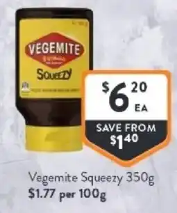 Foodworks Vegemite squeezy offer