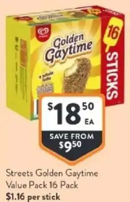 Foodworks Streets golden gaytime offer