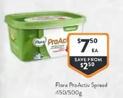 Foodworks Flora proactiv spread offer