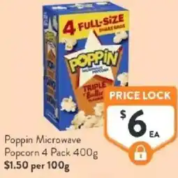 Foodworks Poppin microwave popcorn offer