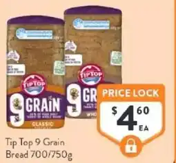 Foodworks Tip top 9 grain bread offer