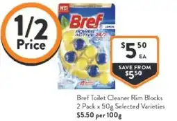 Foodworks Bref toilet cleaner rim blocks offer