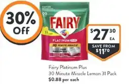 Foodworks Fairy platinum plus offer