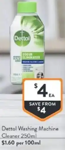Foodworks Dettol washing machine cleaner offer