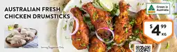 Foodworks Australian fresh chicken drumsticks offer