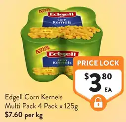 Foodworks Edgell corn kernels multi pack offer