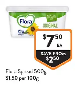Foodworks Flora spread offer