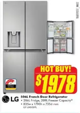 The Good Guys French door refrigerator offer