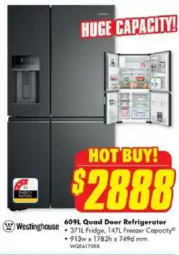 The Good Guys Quad door refrigerator offer