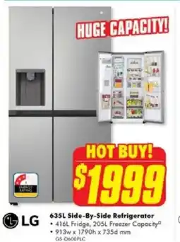 The Good Guys Side-by-side refrigerator offer