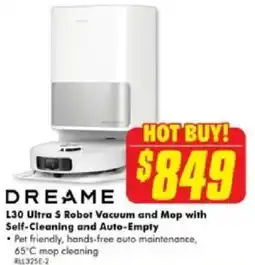 The Good Guys L30 ultra s robot vacuum and mop with self-cleaning and auto-empty offer