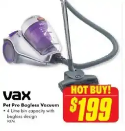 The Good Guys Pet pro bagless vacuum offer